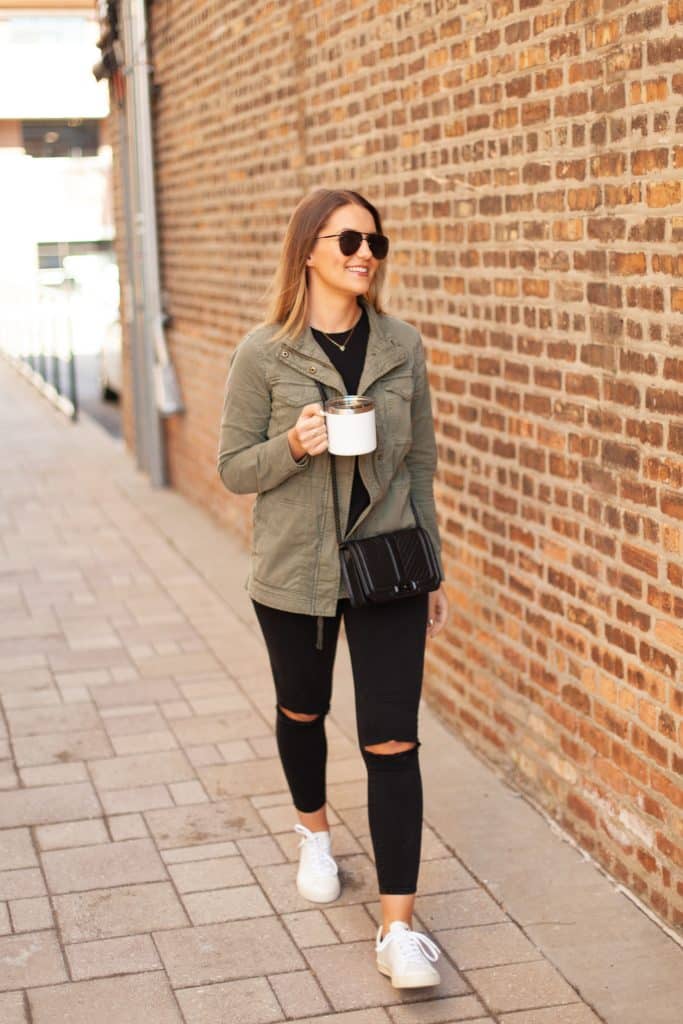 Amara Andrew- green utility jacket