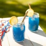 Amara Andrew-Fourth of July Cocktails- Blue lemonade