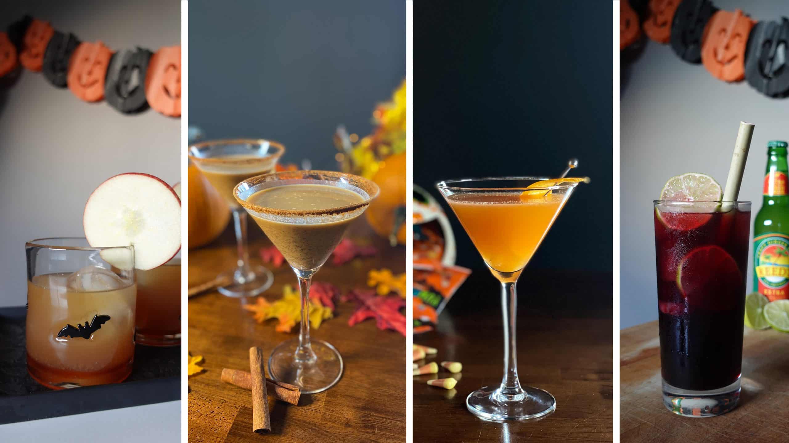 4 Halloween & Fall Mocktails {Gluten-free, Vegan, & Dairy-free!}