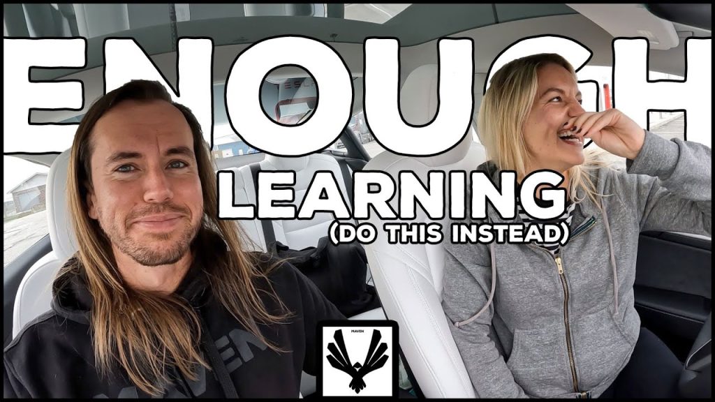 You're learning too much, do this instead