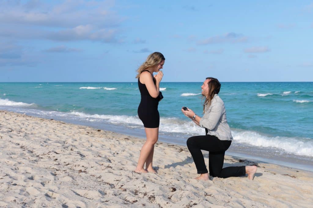 Jeff Sarris & Amara Andrew Miami Beach Proposal
