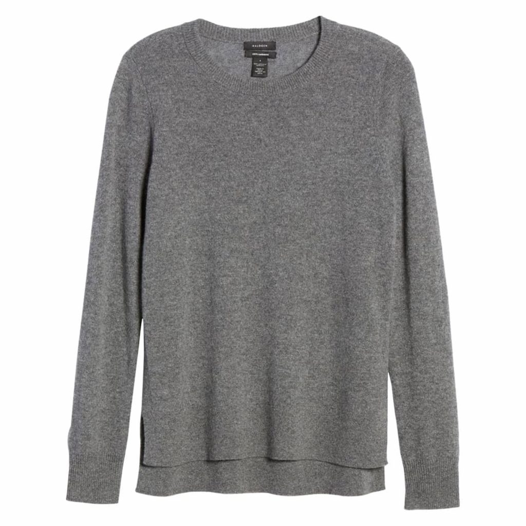 Halogen- Crewneck-Cashmere-Sweater