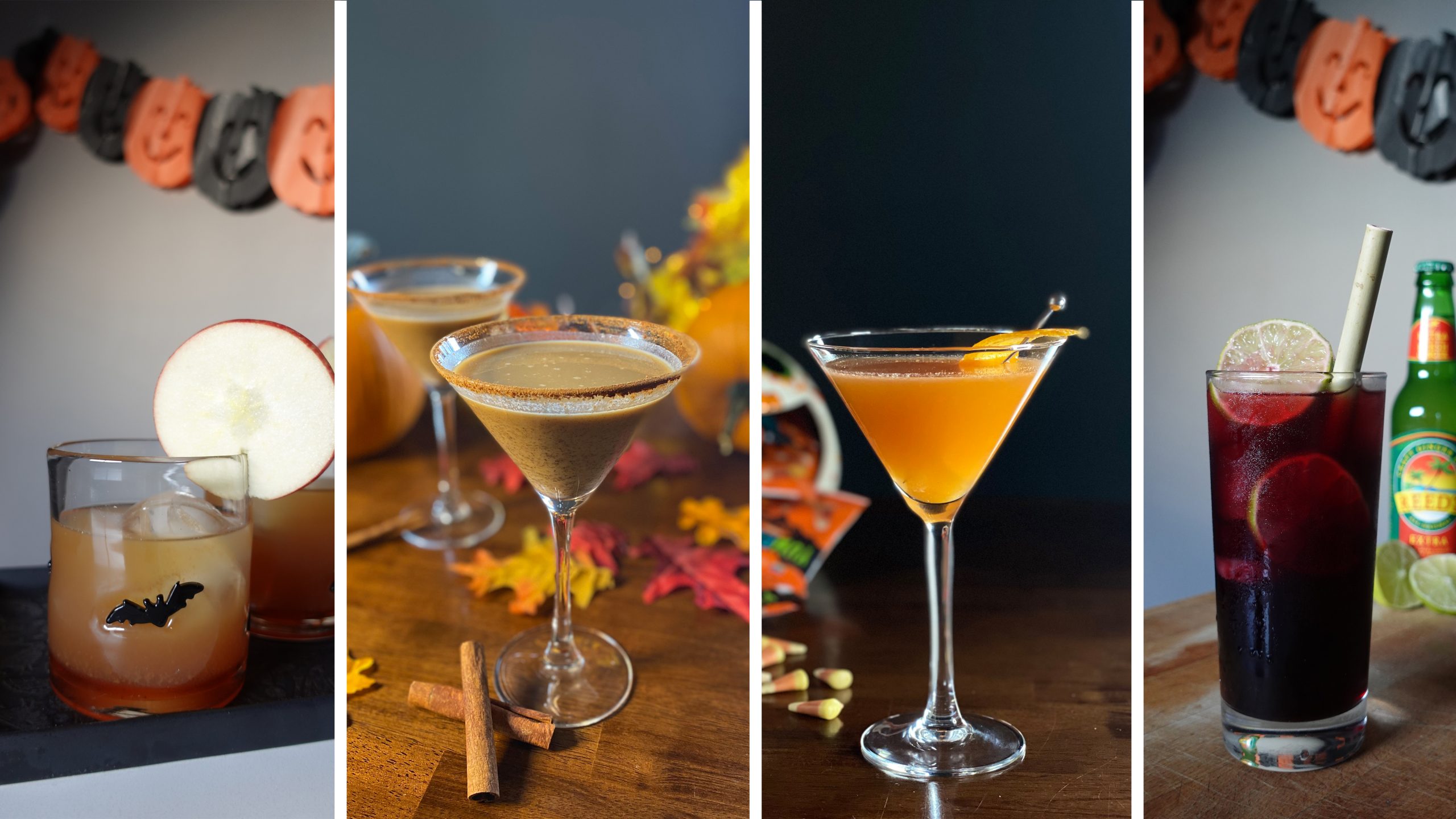 4 Halloween & Fall Mocktails {Gluten-free, Vegan, & Dairy-free!}