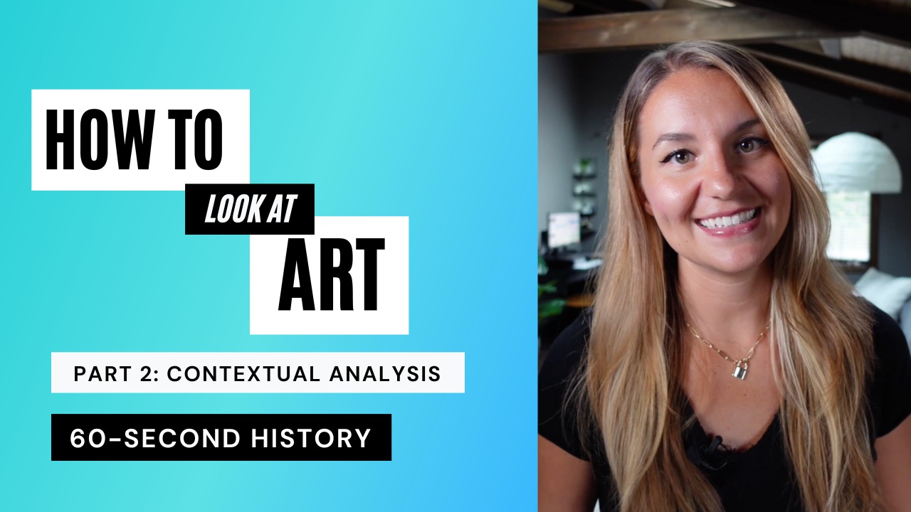 How to Look at Art – The Contextual Analysis